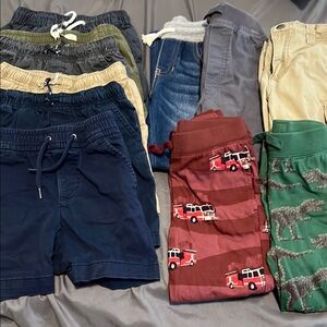 Bundle of Boys 5t Shorts, Pants, and Sweatpants